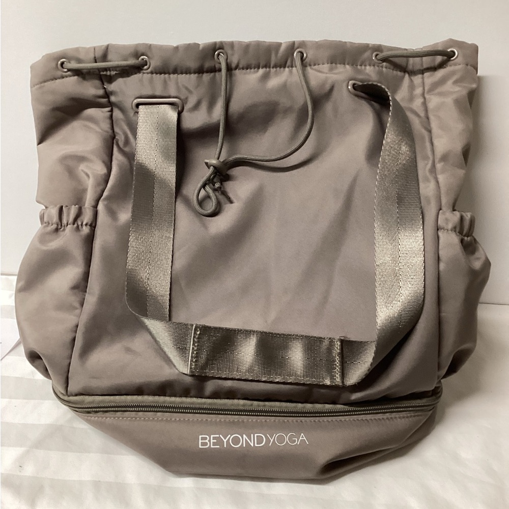 Beyond Yoga Taupe Women's Tote Bag